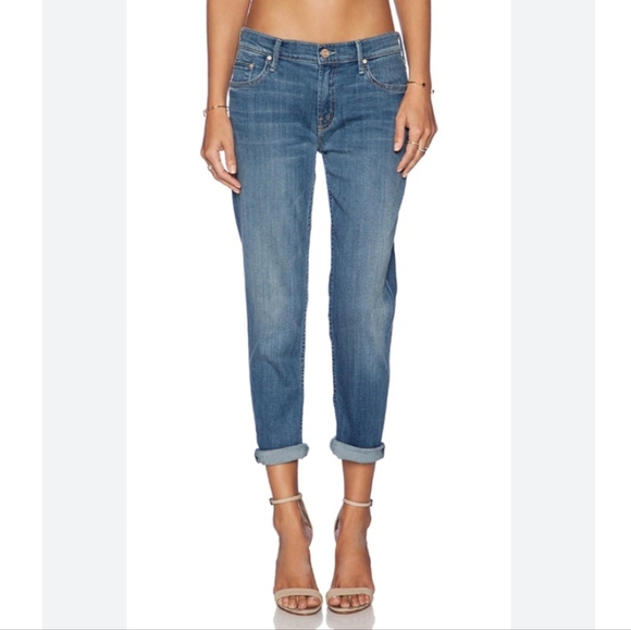 Mother The Dropout Jeans In Medium Kitty Size 26 - Picture 1 of 9